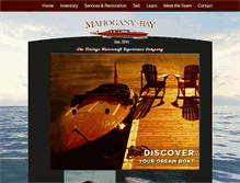 Tablet Screenshot of mahoganybay.net